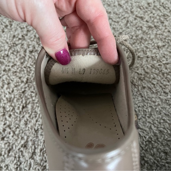 SAS Siesta Lace Up Moccasin Shoes Mocha Comfort Oxford Classic Office Size 4.5 M - Picture 6 of 16